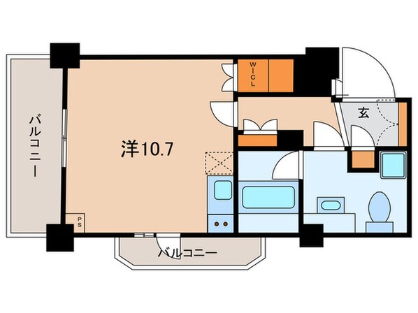 レジディア麻布十番Ⅱの物件間取画像